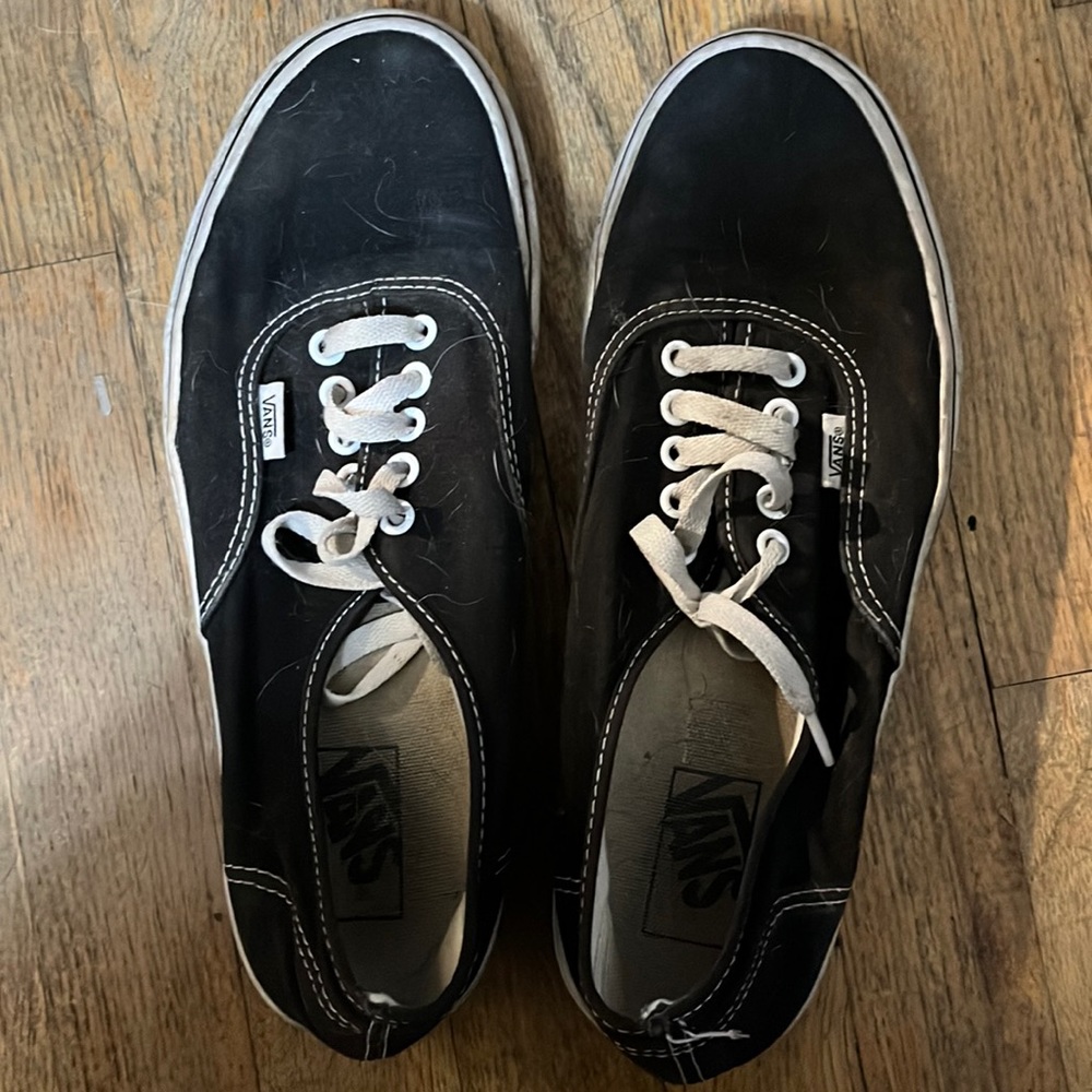 Vans authentic shoes black 9.5